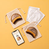 Le kit dépouf : 2 brosses, 2 étuis, 2 masques au bio-collagène et l’ebook
